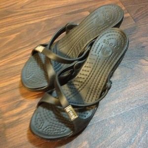 Croc sandals