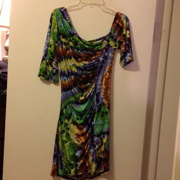 Akira colorful dress for summer