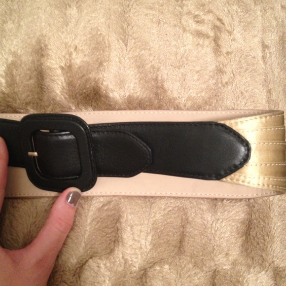 SOLD -- Satin and Black Cole Hann Belt