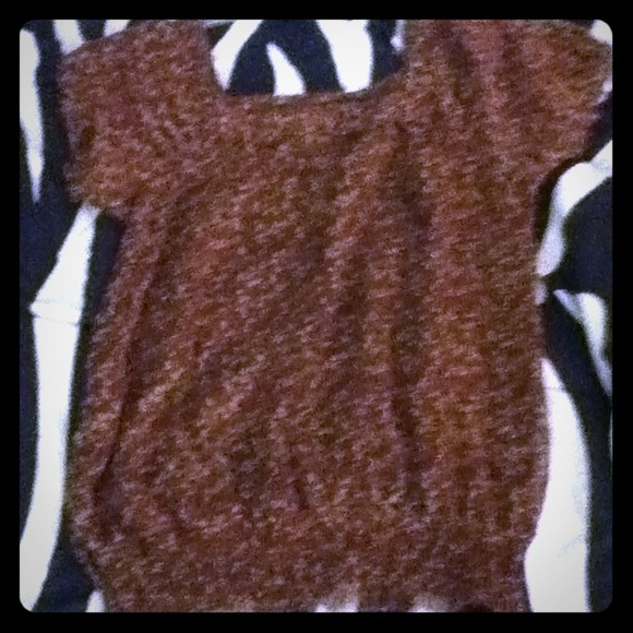 Semi sheer polyester top
