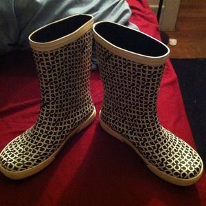 Coach rain boots size 7