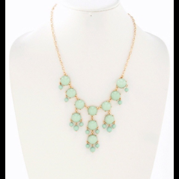 Hannah Beury Jewelry - Mini Mint Bubble Necklace
