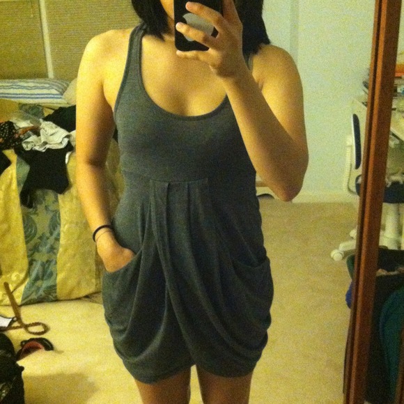 SOLD! Urban Outfitters Gray Tulip Dress
