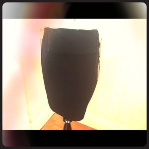 Express highwaist pencil skirt w/hook & eye detail