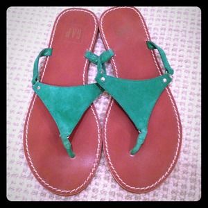 Green gap sandals!