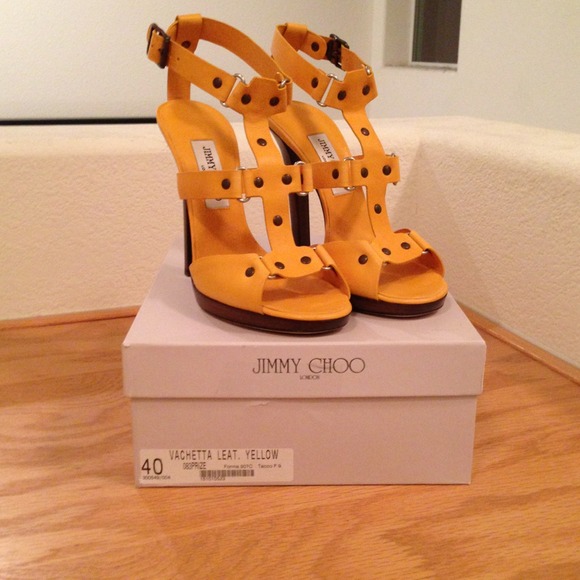 Jimmy Choo heels.