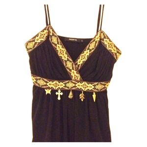 BLACK CAMI DOLL W/TRI