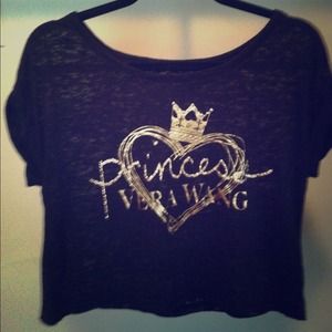 Vera Wang crop shirt