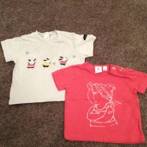 Set of 2 tees baby boy Catimini & Petit Bateau