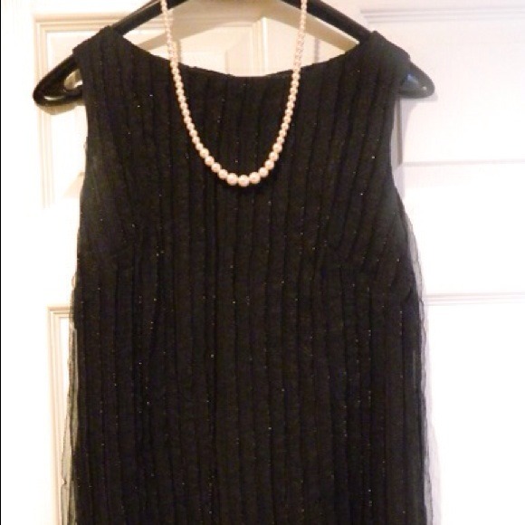 Zahra Saeed couture black dress, sz 4, like- new!