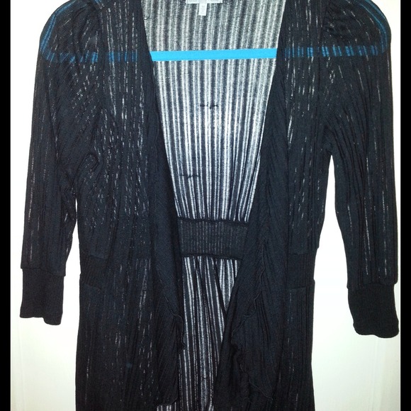 New Black light open sweater