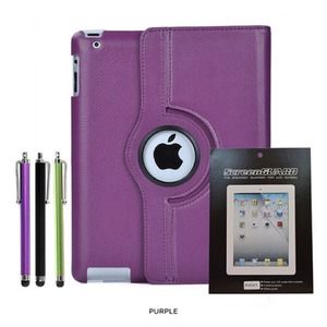 Purple iPad mini case with stylus pens. Reserved!