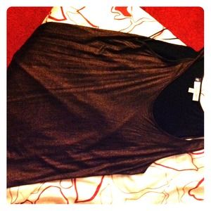 Large Jennifer Lopez Gold Copper metallic Tank Top