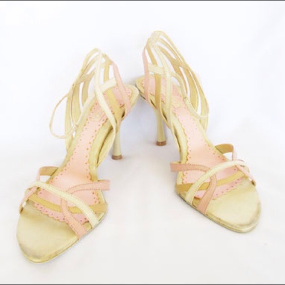 SZ6 Ladylike Strappy Leather Sandal Heels