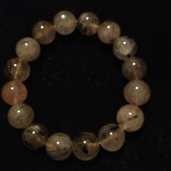 Assorted natural stone stretch bracelets. - Picture 2 of 4