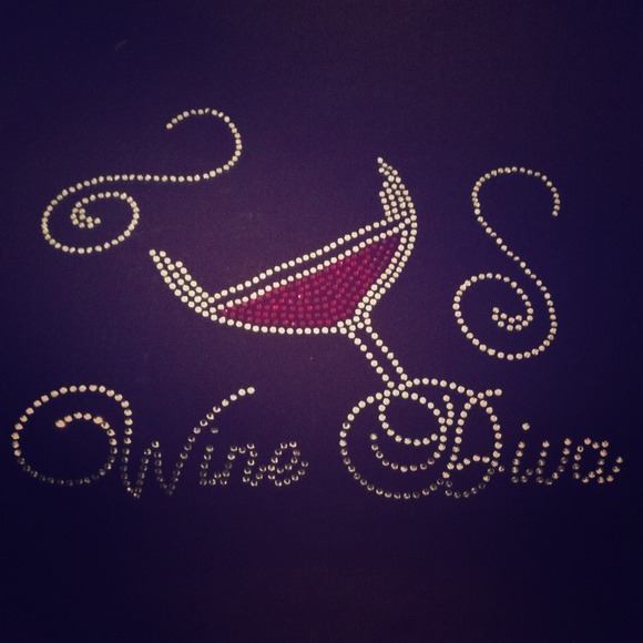 Rhinestone Wine Diva T-Shirt