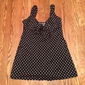 Croft & Barrow Polka Dot Swimdress