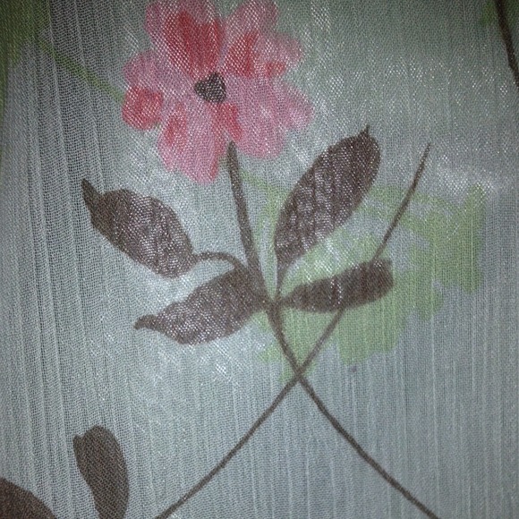 Mint floral dress. Size 8 - Picture 4 of 4