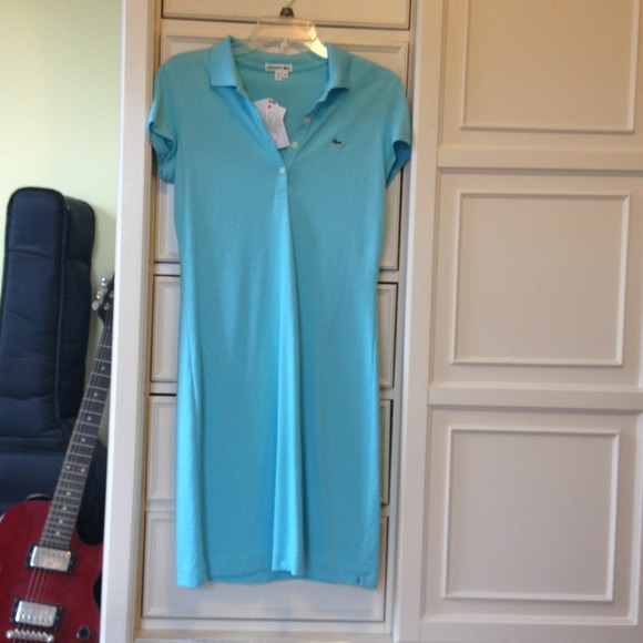Brand new blue Lacoste dress, never been worn.
