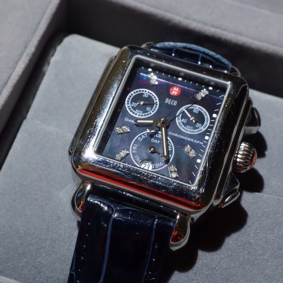 SOLD Michele DECO Watch 100% AUTHENTIC