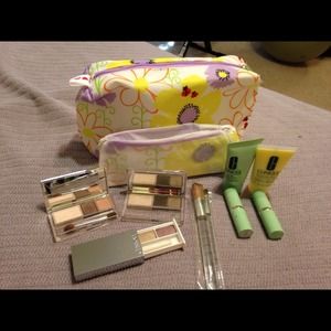 Clinique lot for sale with make up case