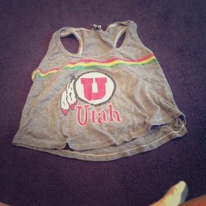 Utah crop top tank