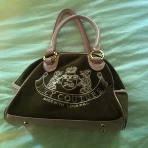 Juicy Couture Brown and Pink Purse
