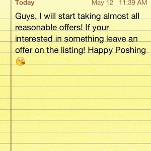 ALL OFFERS CONSIDERED! :)