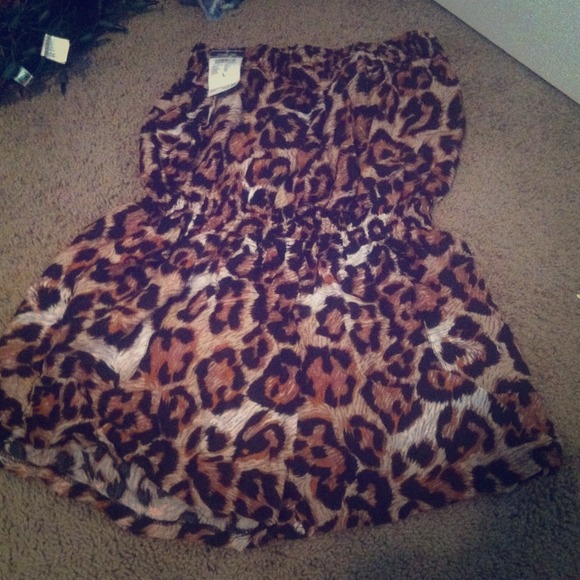 Cheetah Print Romper
