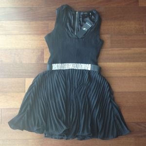 ModCloth ark & co black cocktail dress size M
