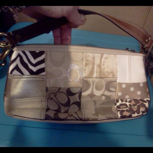 Coach Patchwork Khaki Demi  10813 SPECIAL $50.00
