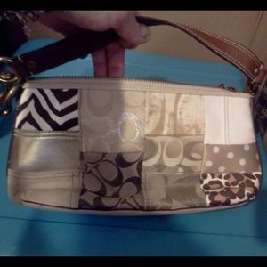 Coach Patchwork Khaki Demi  10813 SPECIAL $50.00