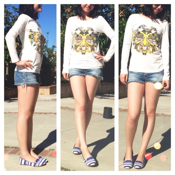 Tribal graphic long-sleeve