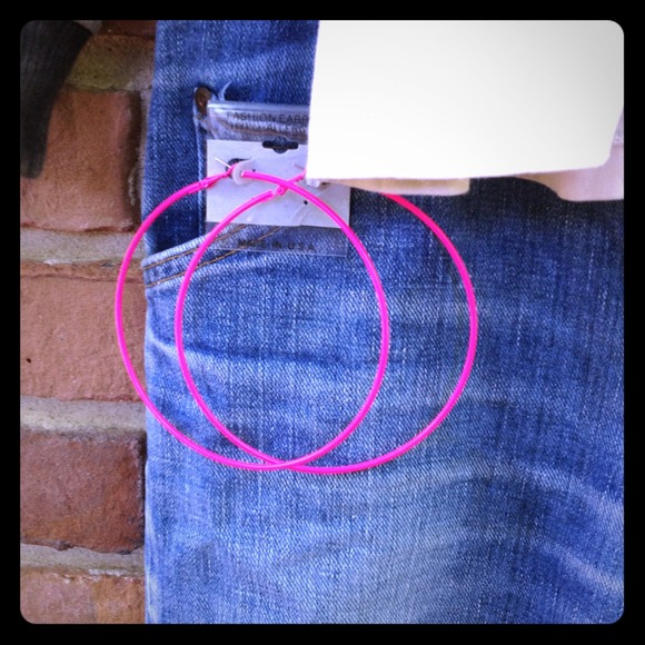 Large flourescent hoops... Perfect for a bundle:)