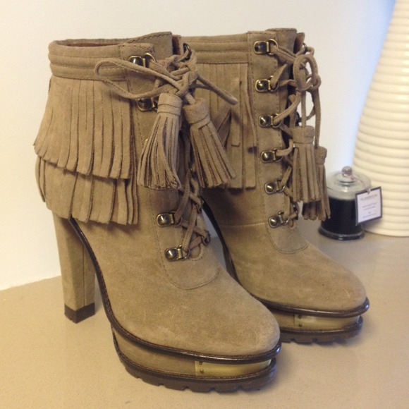 Brand new! Brian Atwood suede leather boots