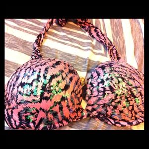 Victoria's Secret Sexy Push up Halter. Bikini top