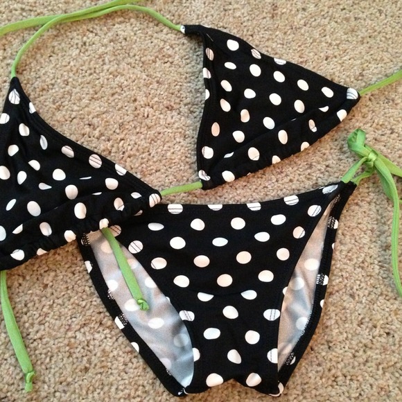 Other - Capristan Swimwear LE Polka Dot Scrunch Butt
