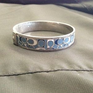 ❗️REDUCED❗️Authentic COACH blue bangle bracelet