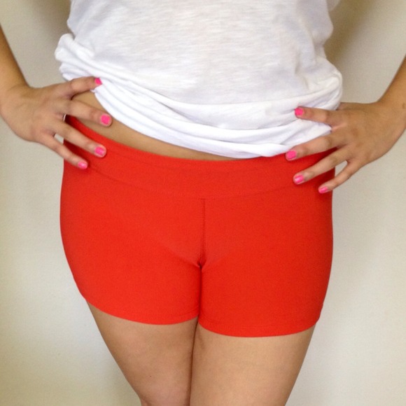 Nike Brand Tangerine Hot Workout Shorts