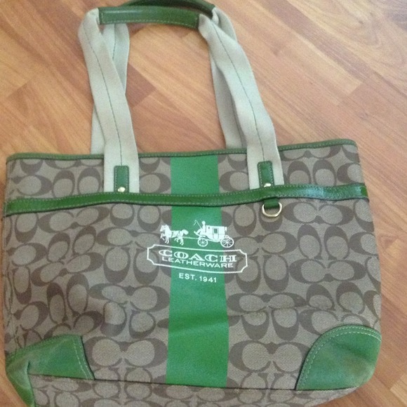 SOLD Small authentic coach purse