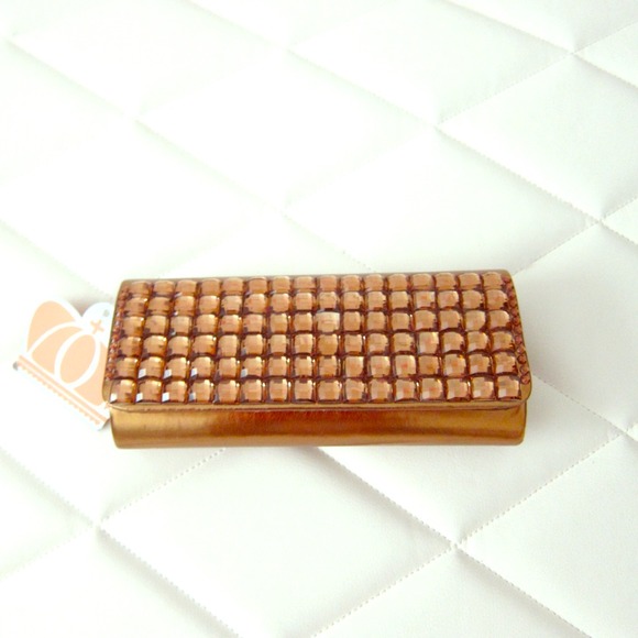 👛 Bronze Bejeweled Clutch 👛