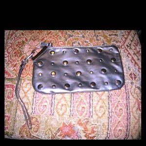Metallic Wristlet