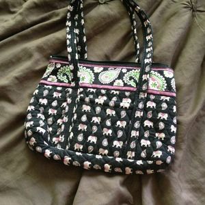 Vera Bradley purse elephant pattern