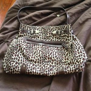Cheetah print bag