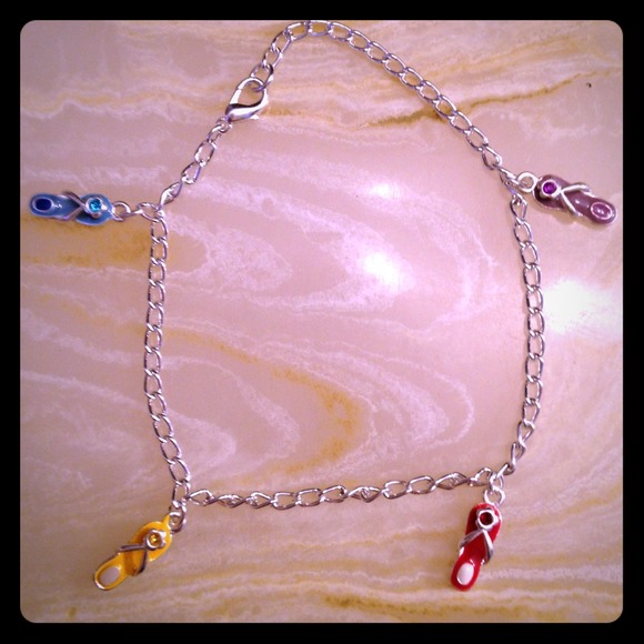 Flip flop anklet