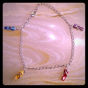 Flip flop anklet