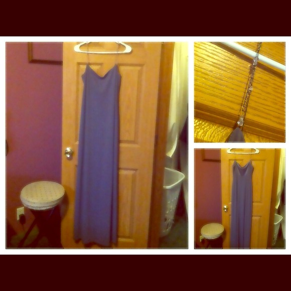 Smokey lilac evening gown sz 6