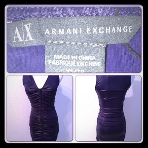 NWT Armani Exchange purple dress
