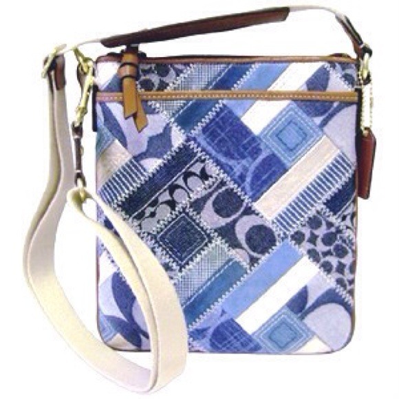 Coach Denim Patch Messenger Bag