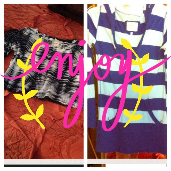 Blue stripe top&gypsy05 sweater trade for hlc04050